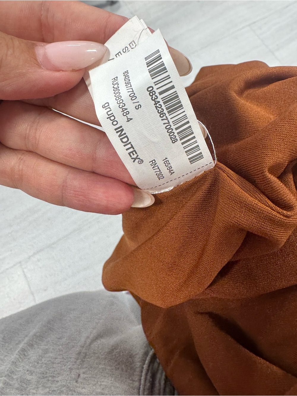 Viral Zara brown Cut Out Maxi Dress Size S - Picture 4 of 6